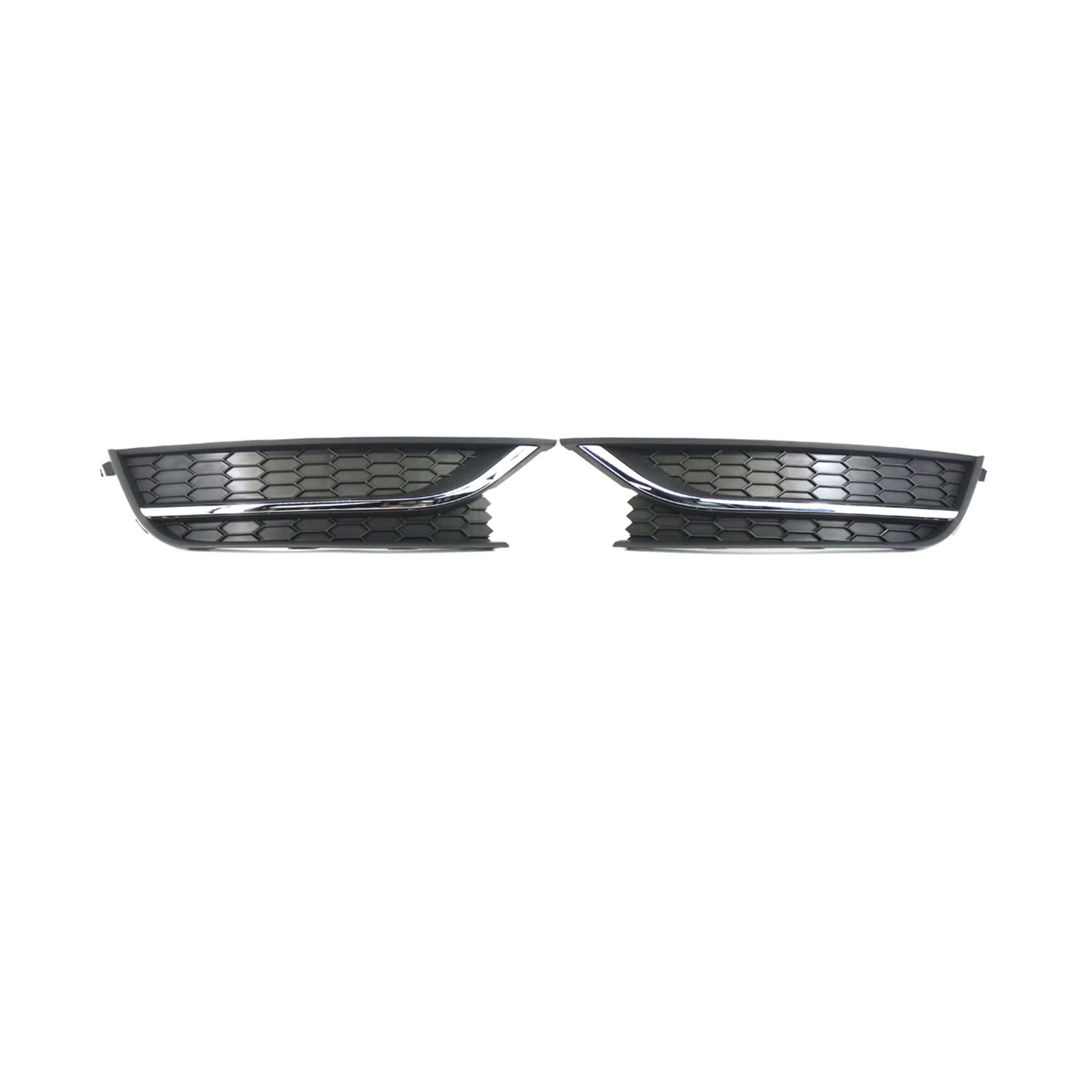 Kompatibel for VW Passat 2012–2015, Nebelscheinwerfergitter ohne Loch, Chromverkleidung, Grill(Pair) von OZBADCLZ