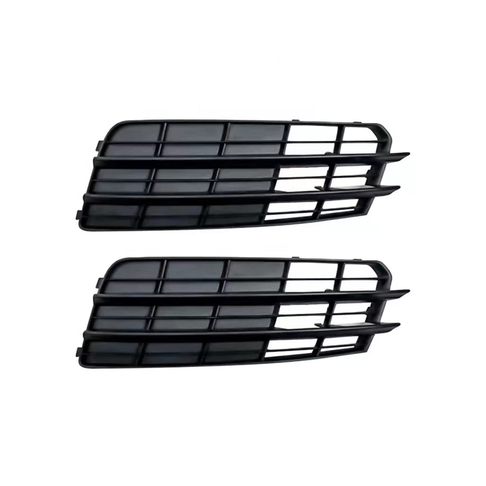 Links Rechts Auto Nebelscheinwerfer Kühlergrill Abdeckung Trim Kompatibel for A7 2011 2012 2013 2014 2015 Schwarz Racing Grills Ersatz Auto Teile(Pair) von OZBADCLZ