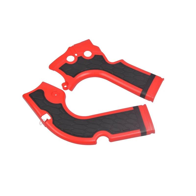 Motorräder Rahmenschutz Motorcross kompatibel mit CRF250R CRF450R CRF 250 R CRF 450 R 250R 450R 2013 2014 2015 2016 Rahmenschutz (rot schwarz) von OZCHANGJIN