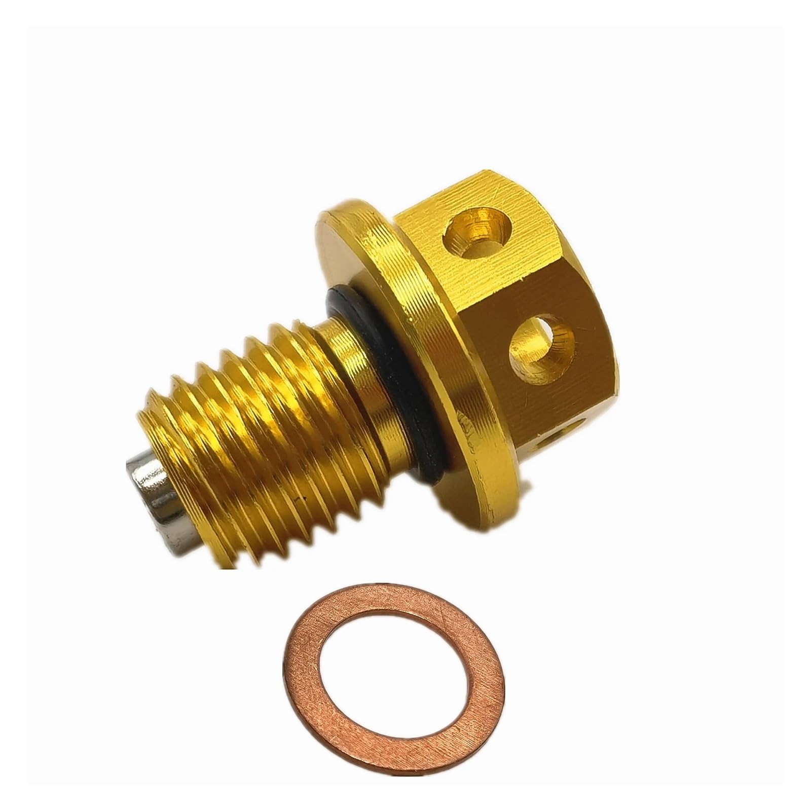 OZLXGS Magnetische Ölablassschraube Bolzen Kompatibel Mit 50 65 125 200 250 300 350 450 530 SX SXF EXC XC XCW XCF EXCF 250 R 300(Gold) von OZLXGS