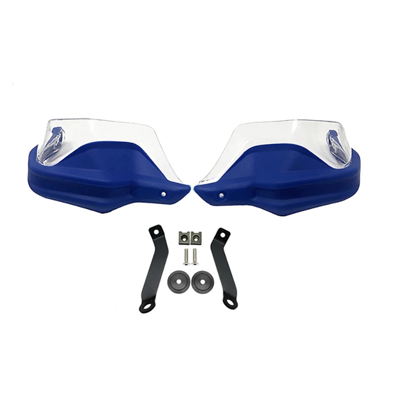 OZLXGS Motorrad-Handprotektoren, Schildschützer, Windschutzscheibe, Handwindschutz, kompatibel mit NC750X DCT NC750S NC700X NC 750 X 2013–2023(Blue Clear Set) von OZLXGS