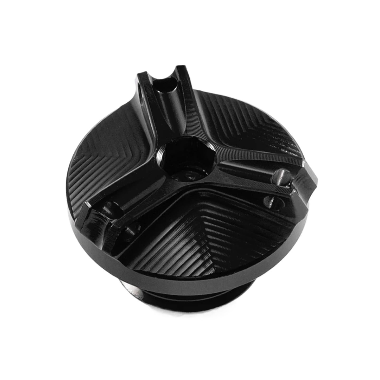 OZLXGS Motorrad-Motoröl-Einfülldeckel, Ölfilterdeckel, Schutzzubehör, kompatibel mit FZ6 FZ6R FZ1 FZ8 FAZER FZ750 FZR1000(M27 Black) von OZLXGS