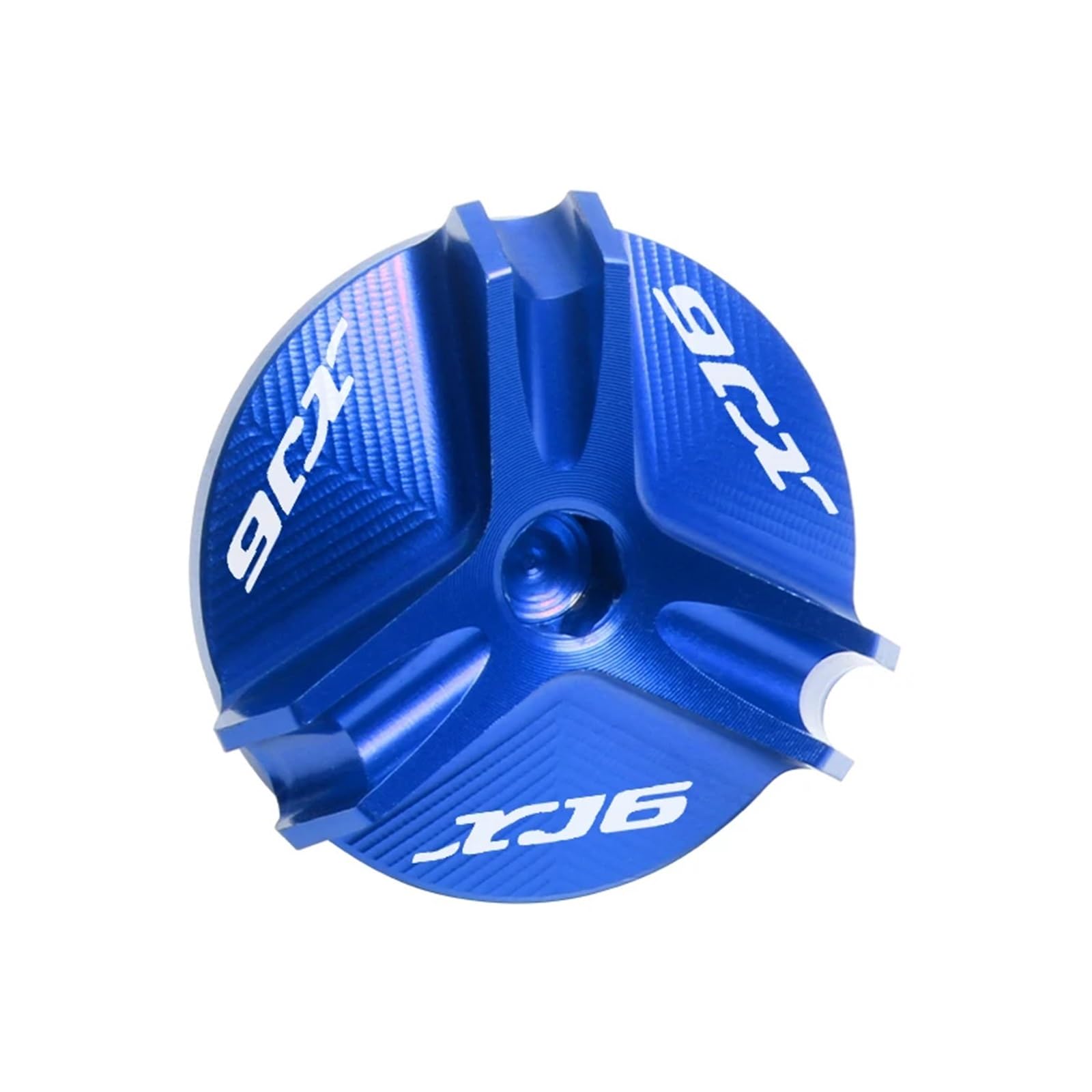 OZLXGS Motorrad-Motoröl-Einfülldeckel-Schraube, CNC-Aluminiumlegierung, Öltankdeckel-Schutzzubehör, kompatibel mit XJ6 XJ6N Diversion(Blue) von OZLXGS