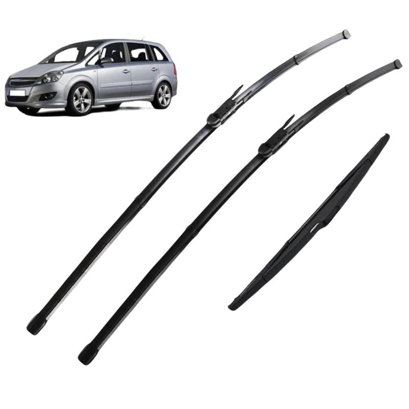 Autowischer Scheibenwischerblätter Vorne Und Hinten Für Opel Zafira B 2005–2011, 28"+22"+14" Scheibenwischer von OZMMDA