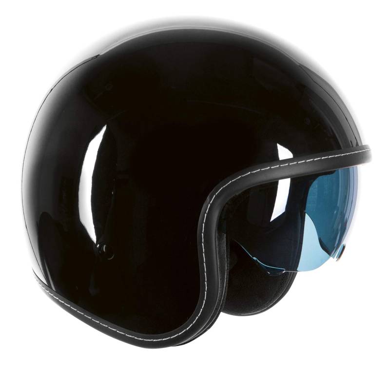 HELMET OZONE OPEN FACE OP-01 BLACK XS von OZONE MOTO