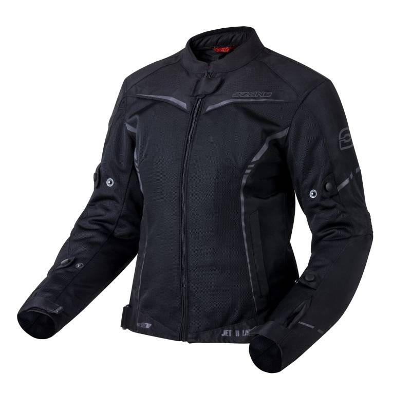 OZONE MOTO Jet II Lady Motorradjacke Damen | Textil | Ellenbogen und Schulterprotektoren Stufe 1 | Mesh Belüftungsplatten | Wasserdichte Membran | Reflektierende Elemente von OZONE MOTO