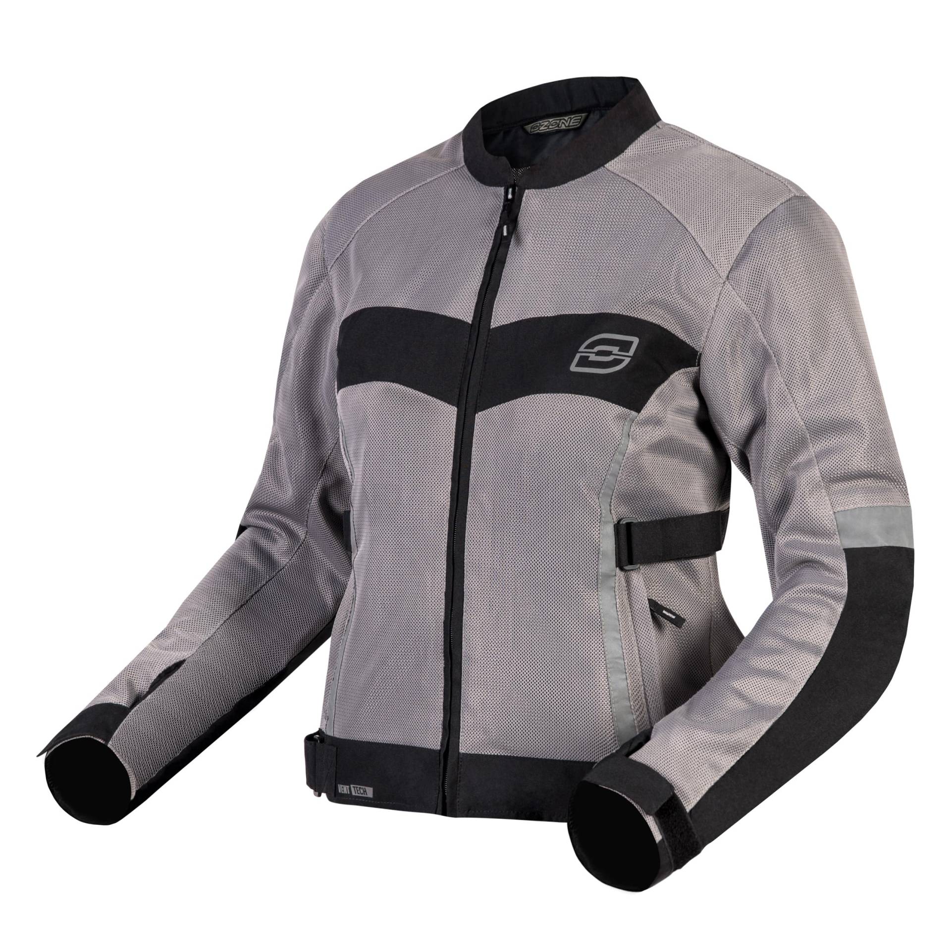 OZONE MOTO Dart Lady Motorradjacke Damen | Textil | Ellbogen und Schulterprotektoren | Mesh Belüftungseinsätze | Reflektierende Elemente von OZONE MOTO