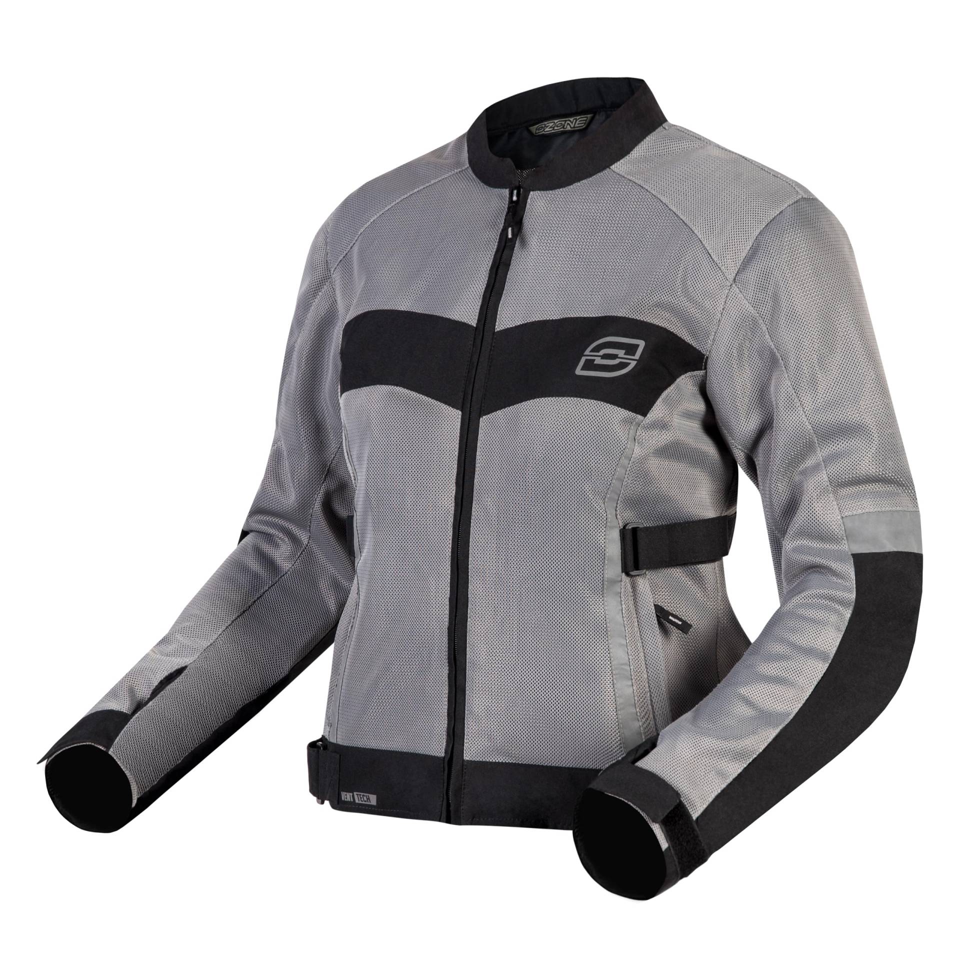 OZONE MOTO Dart Lady Motorradjacke Damen | Textil | Ellbogen und Schulterprotektoren | Mesh Belüftungseinsätze | Reflektierende Elemente von OZONE MOTO