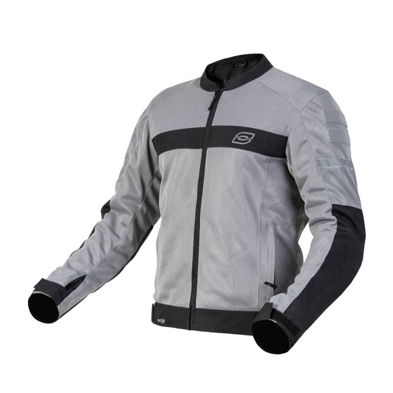 OZONE MOTO Dart Motorradjacke Herren | Textil | Ellbogen und Schulterprotektoren | Reflektierende Elemente | Mesh-Einsätze | 4 Taschen von OZONE MOTO