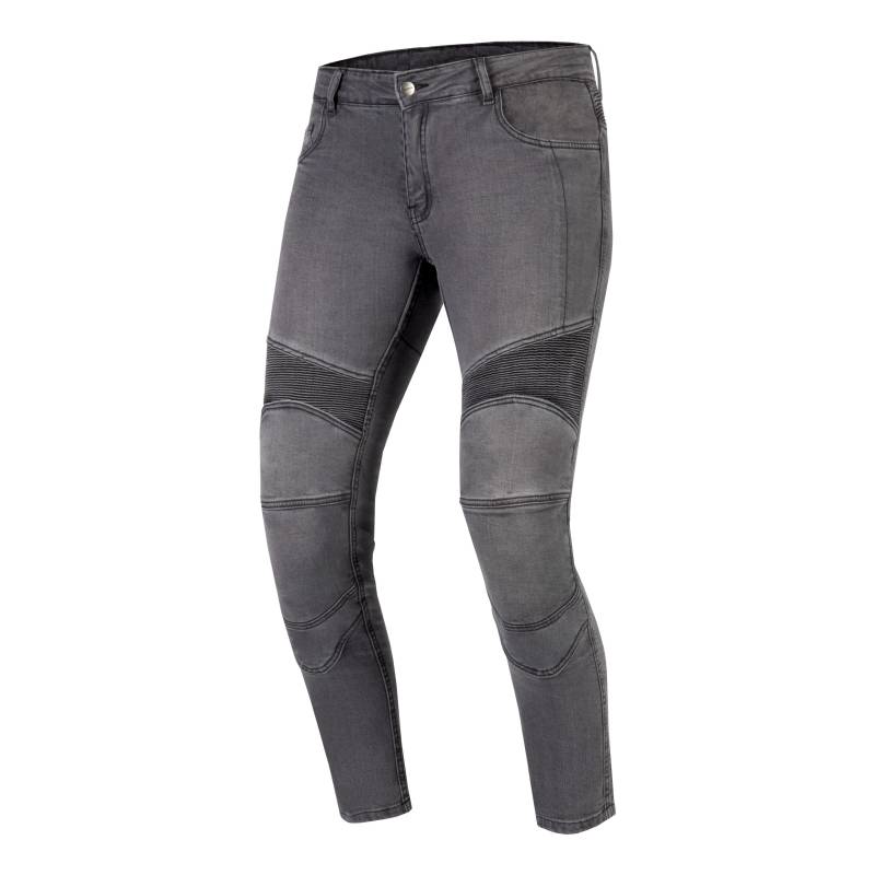 OZONE MOTO Roxy Lady Motorradjeans Damen | Aramidfaser Futter | Knieprotektoren Stufe 2 | Taschen für Hüft und Steißbeinprotektoren | Elastische Einsätze | Slim Fit von OZONE MOTO