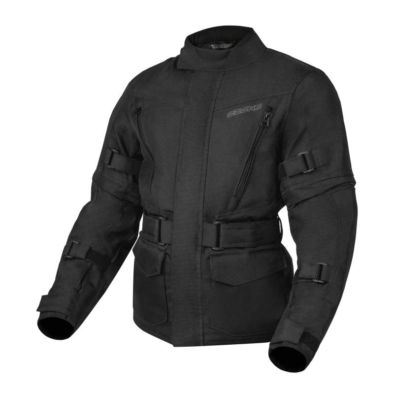 OZONE MOTO Sahara Junior Motorradjacke Kinder | Textil | Ellbogen und Schulterprotektoren Stufe 1 | Abnehmbar Wasserdichtes Thermofutter | Verlängerte Ärmel | 3 Belüftungskanäle von OZONE MOTO