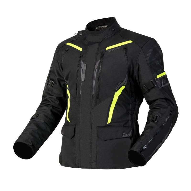 OZONE MOTO Tour III Motorradjacke Herren | Textil | Reissa wasserdichte Membran | Thermolite Innenfutter | Ellbogen und Schulterprotektoren | 8 Belüftungskanäle von OZONE MOTO