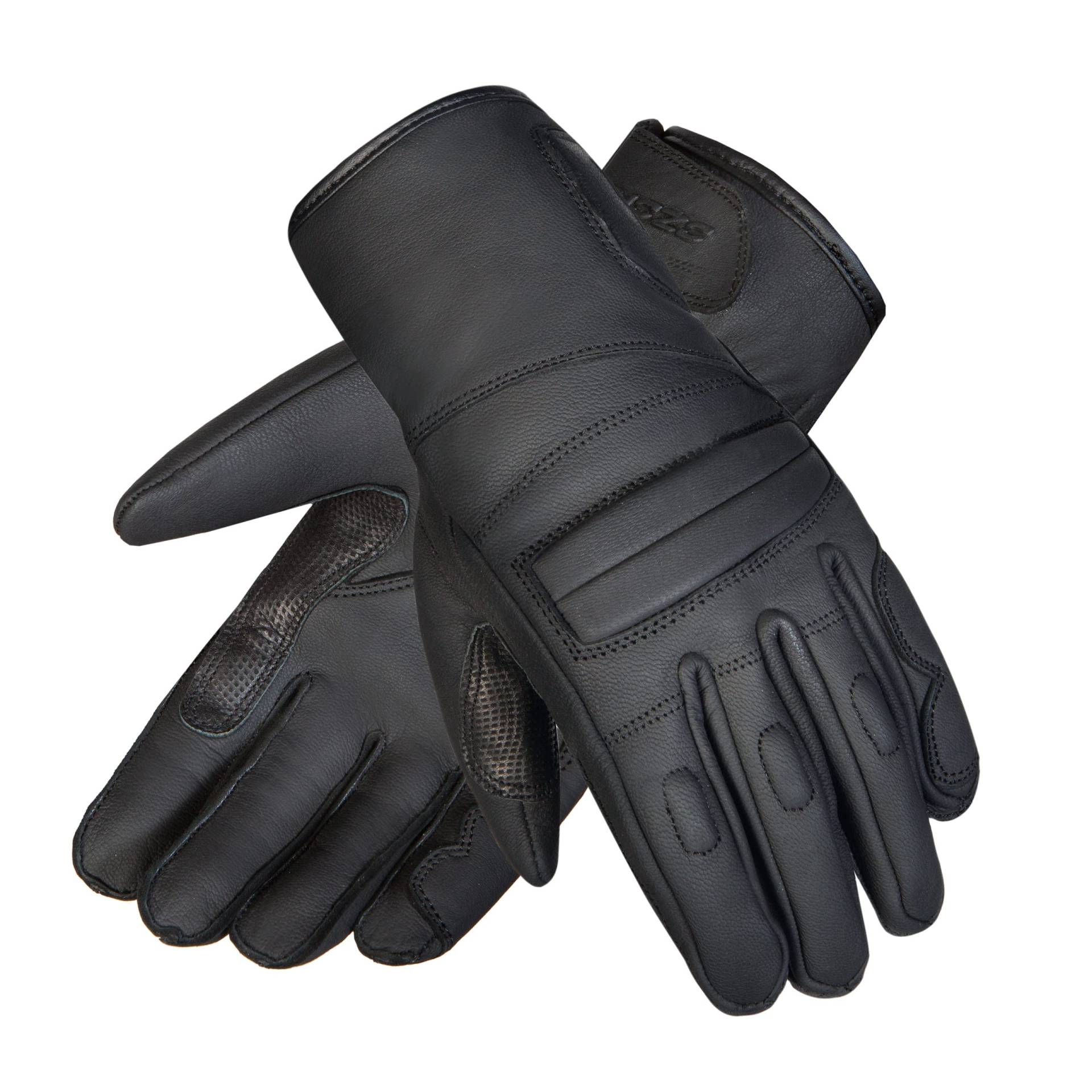 Ozone Rookie Lady Leder Motorradhandschuhe für Frauen Knöchel und Fingerschützer Anatomisches Design Außennähte von OZONE MOTO