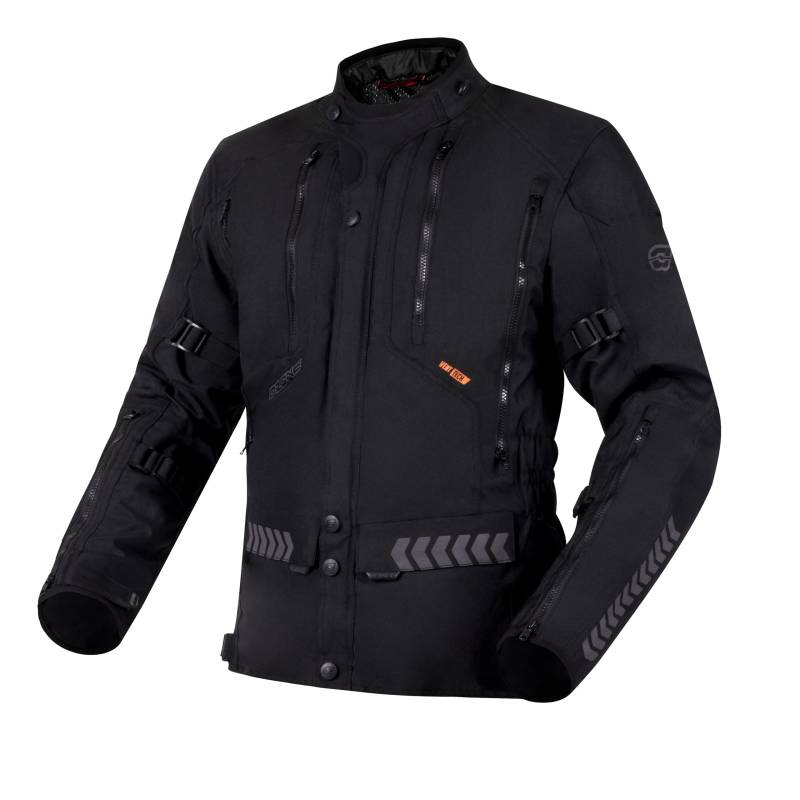 Ozone Tour II motorradjacke für Männer Reissa Membran Ellenbogen und Schulterschutz 8 Lüftungskanäle Reflexionselemente Taschen von OZONE MOTO