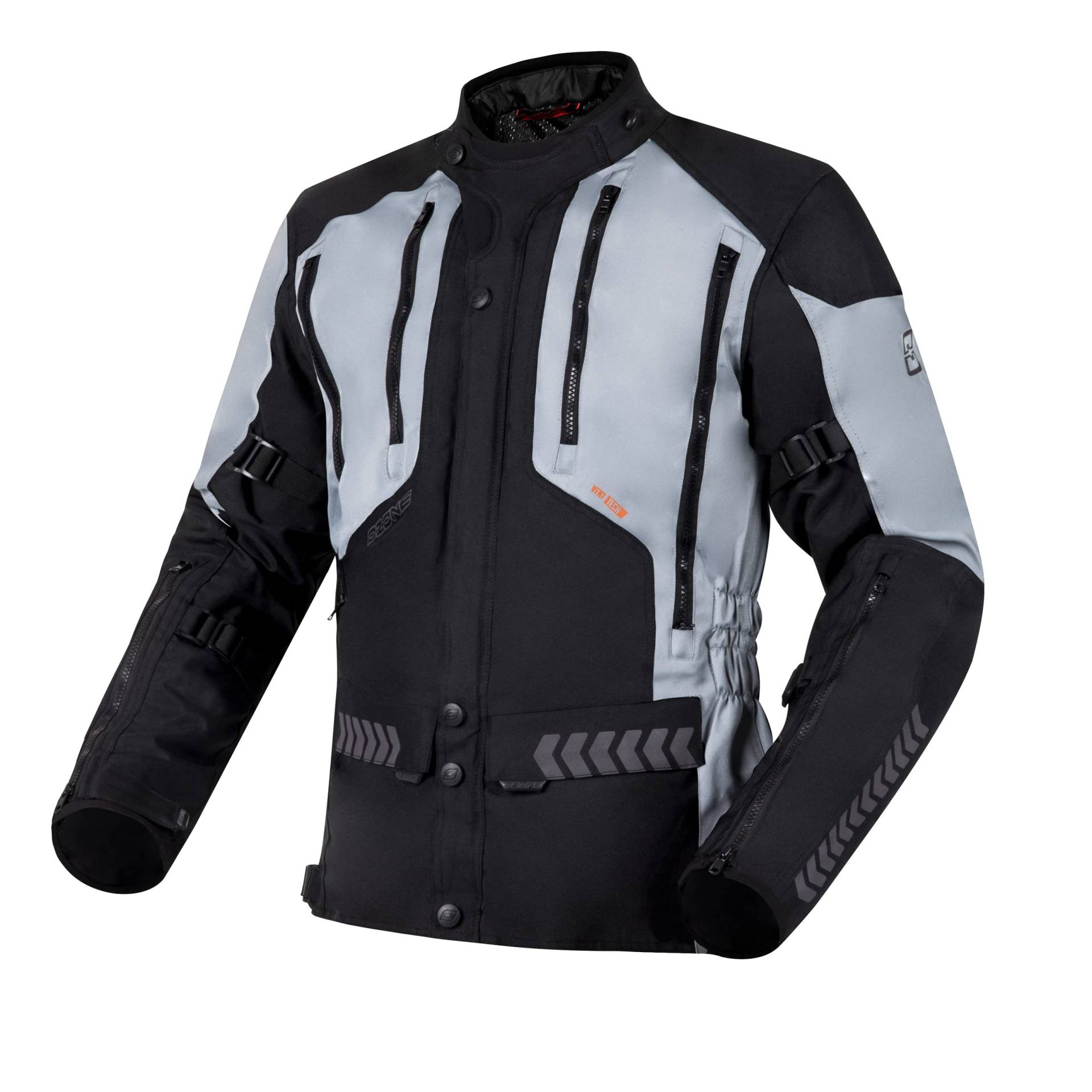 Ozone Tour II motorradjacke für Männer Reissa Membran Ellenbogen und Schulterschutz 8 Lüftungskanäle Reflexionselemente Taschen von OZONE MOTO