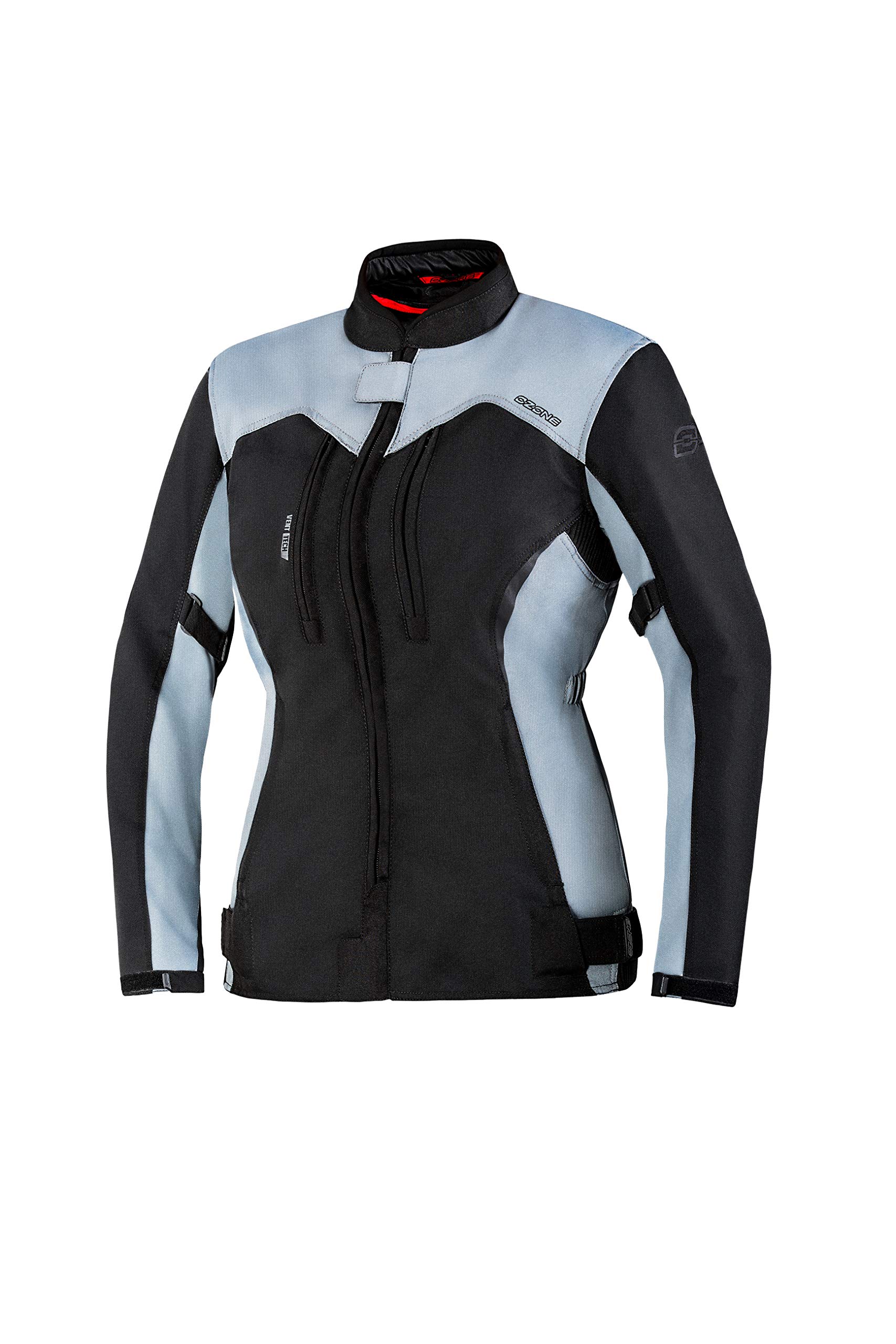 TEXTILE JACKET OZONE DELTA IV LADY BLACK/GREY DL von OZONE MOTO