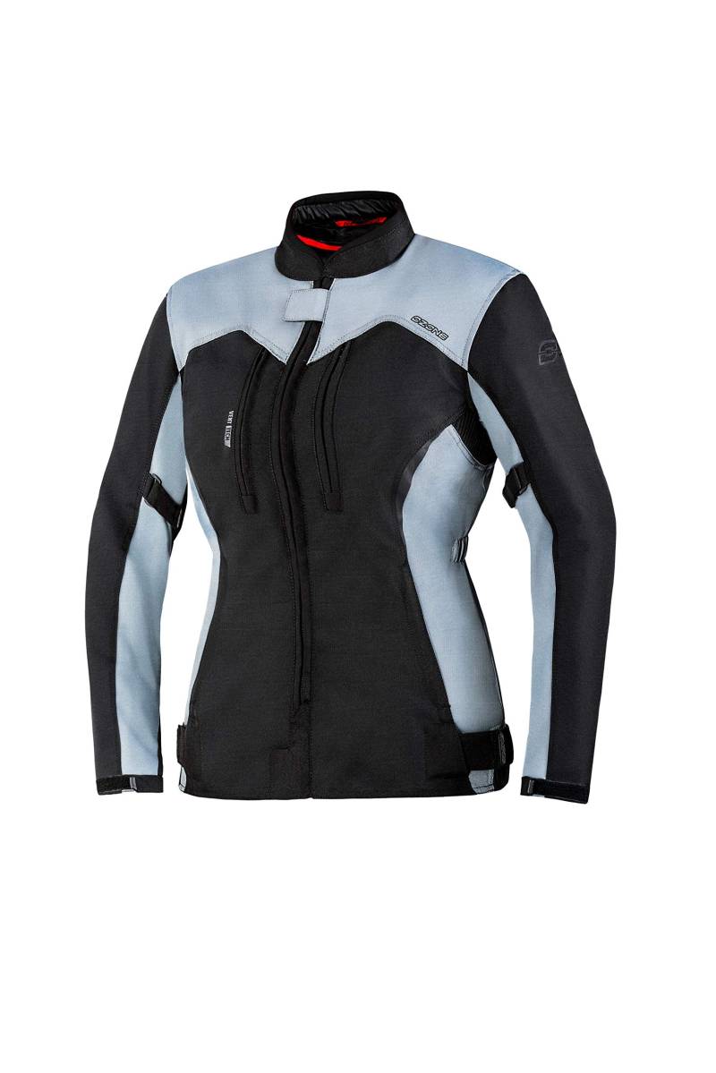 TEXTILE JACKET OZONE DELTA IV LADY BLACK/GREY DM von OZONE MOTO