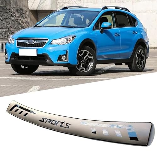 Auto Edelstahl Heckstoßstangenschutz, for Subaru XV 2012-2017 Zubehör, Autoteile Heckklappe Heckklappe Kofferraum Einstiegsleisten Schutz von OZSSLJJ