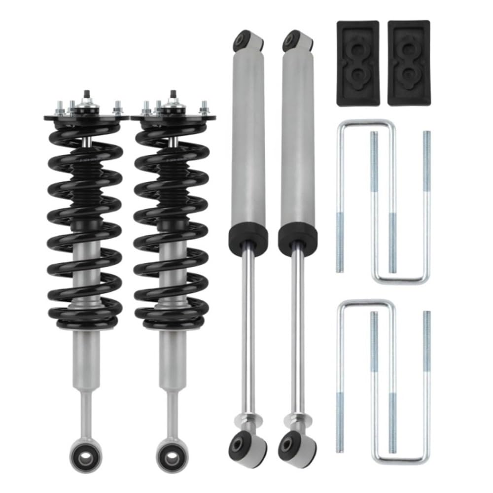 OZTSR 2,5-Zoll-Aufhängungs-Lift-Kit mit Federbeinen und Stoßdämpfern, kompatibel for Ford F150 4WD 2004 2005 2006 2007 2008 von OZTSR