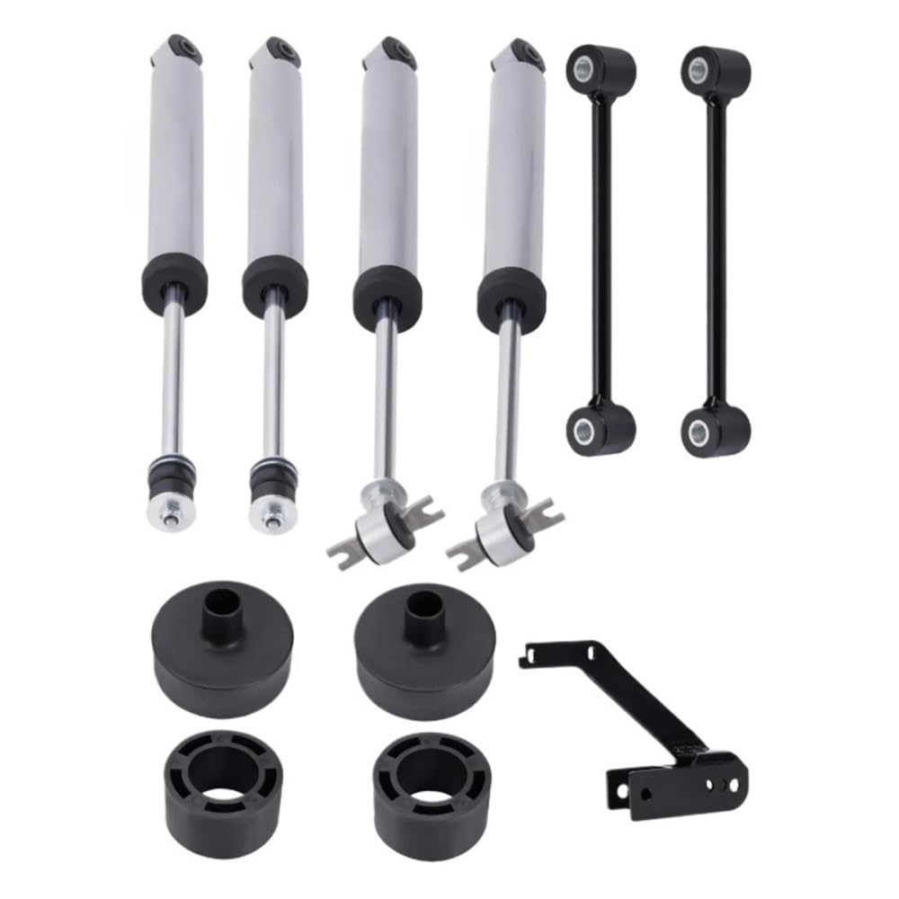 OZTSR 2,5-Zoll-Federungs-Lift-Kit kompatibel for Jeep Wrangler JK 2007 2008 2009 2010 2011 2012 2013 2014 2015 2016 2017 2018 mit Stoßdämpfern von OZTSR