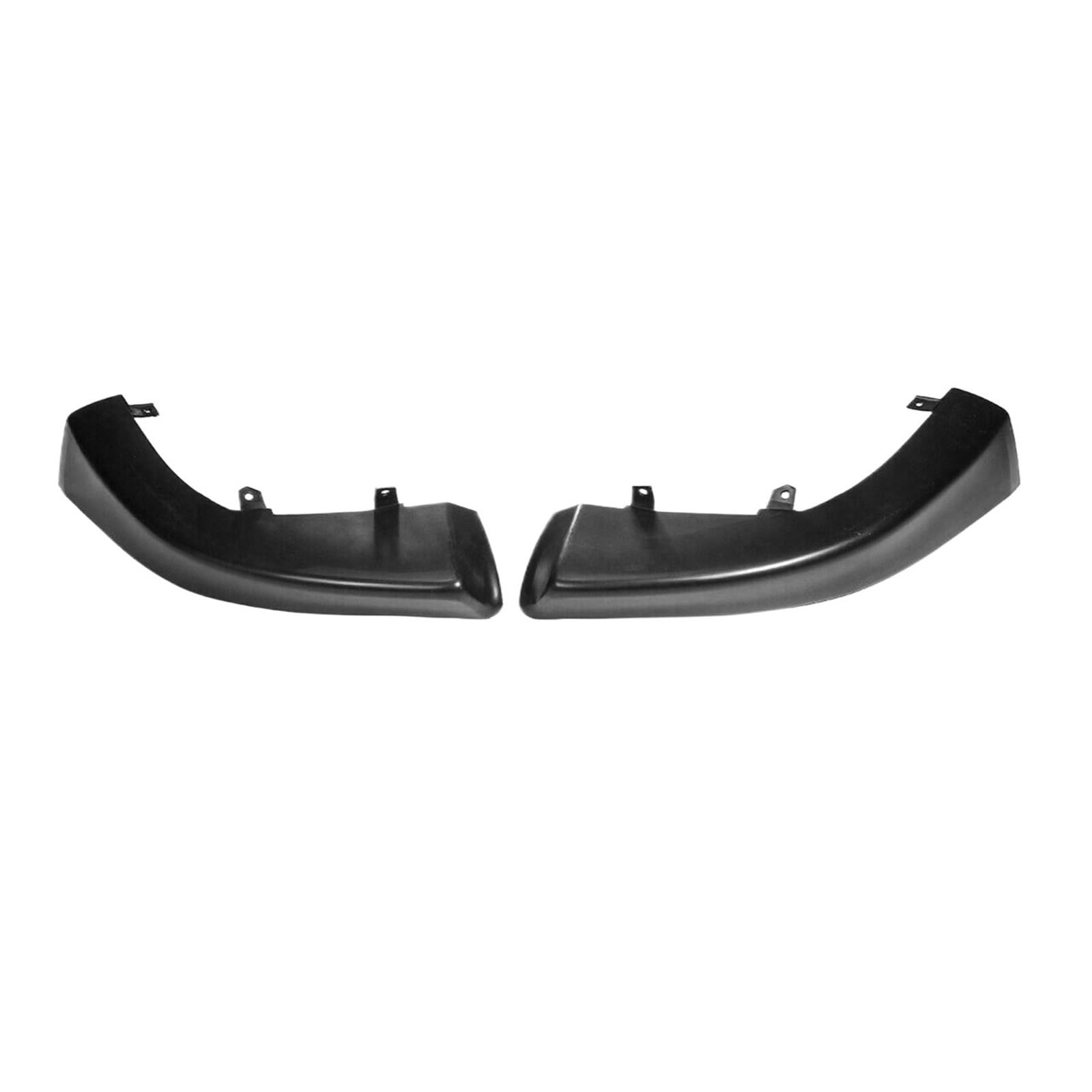 OZTSR 2 Stücke Auto Frontstoßstange Splitter Lip Spoiler Body Kit Diffusor Schutz Schwarz Kompatibel for Mitsubishi Lancer 2008 2009 2010 2011 2012 2013 2014 2015 von OZTSR