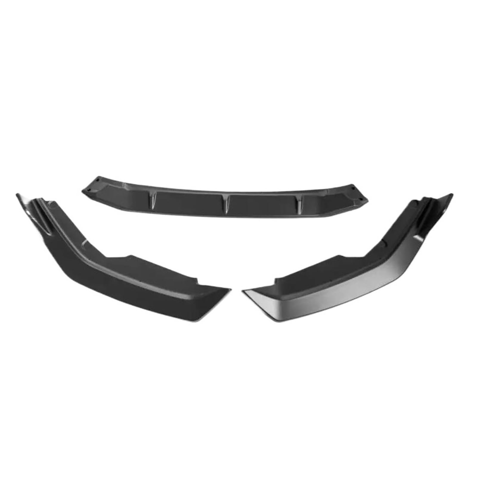 OZTSR 3 Teile/satz Frontschürze Lip Spoiler Splitter Schürze Kompatibel for Nissan Sylphy 2020 2021 2022 Auto Außen Teile Zubehör körper Kit Rock(Matt Black1) von OZTSR