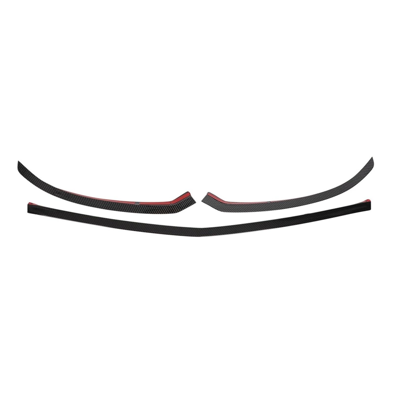 OZTSR Auto Front Lower Bumper Lip Splitter Schutz Kompatibel for Mercedes-benz A Klasse W177 A180 A200 A220 A250 2019 2020 2021 + Spoiler Canard Trim(Carbon Black) von OZTSR