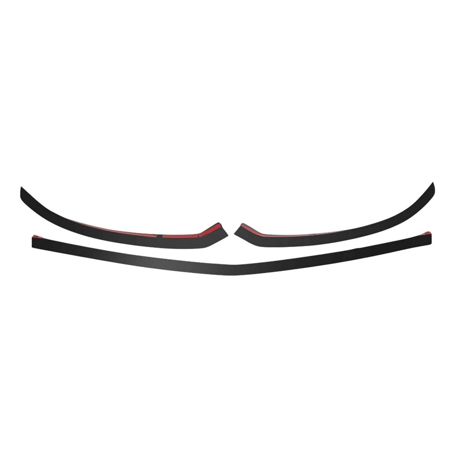 OZTSR Auto Front Lower Bumper Lip Splitter Schutz Kompatibel for Mercedes-benz A Klasse W177 A180 A200 A220 A250 2019 2020 2021 + Spoiler Canard Trim(Glossy black1) von OZTSR