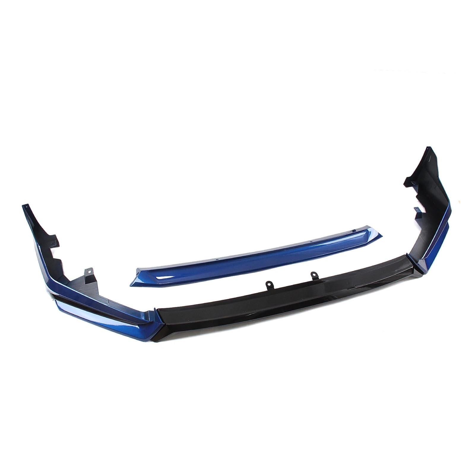 OZTSR Auto Front Spoiler Lippe Klinge Untere Stoßstange Wache Flare Splitter for Honda Civic 11th Gen 2022 2023 2024(Blue1) von OZTSR