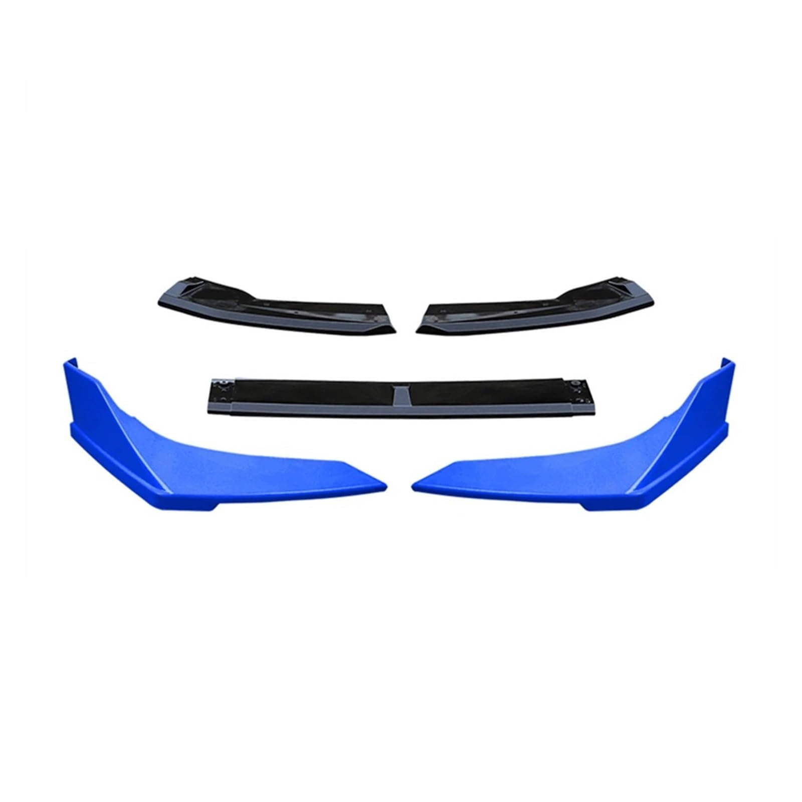 OZTSR Auto Frontschürze Spoiler Lip Untere Flare Splitter Schutz Halterung Klinge Auspuff Schutz Platte Kompatibel for Honda Civic 2019-2020 limousine(Blue1) von OZTSR