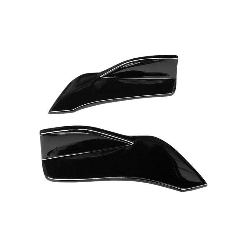 OZTSR Auto-Heckstoßstangen-Splitter, Schürzen, Kofferraum-Lippenspoiler, Canard-Flügel-Diffusor, Wickelwinkelschutz, kompatibel for Porsche 981 718 2016 2017 2018 2019 2020 2021 2022(Gloss Black1) von OZTSR