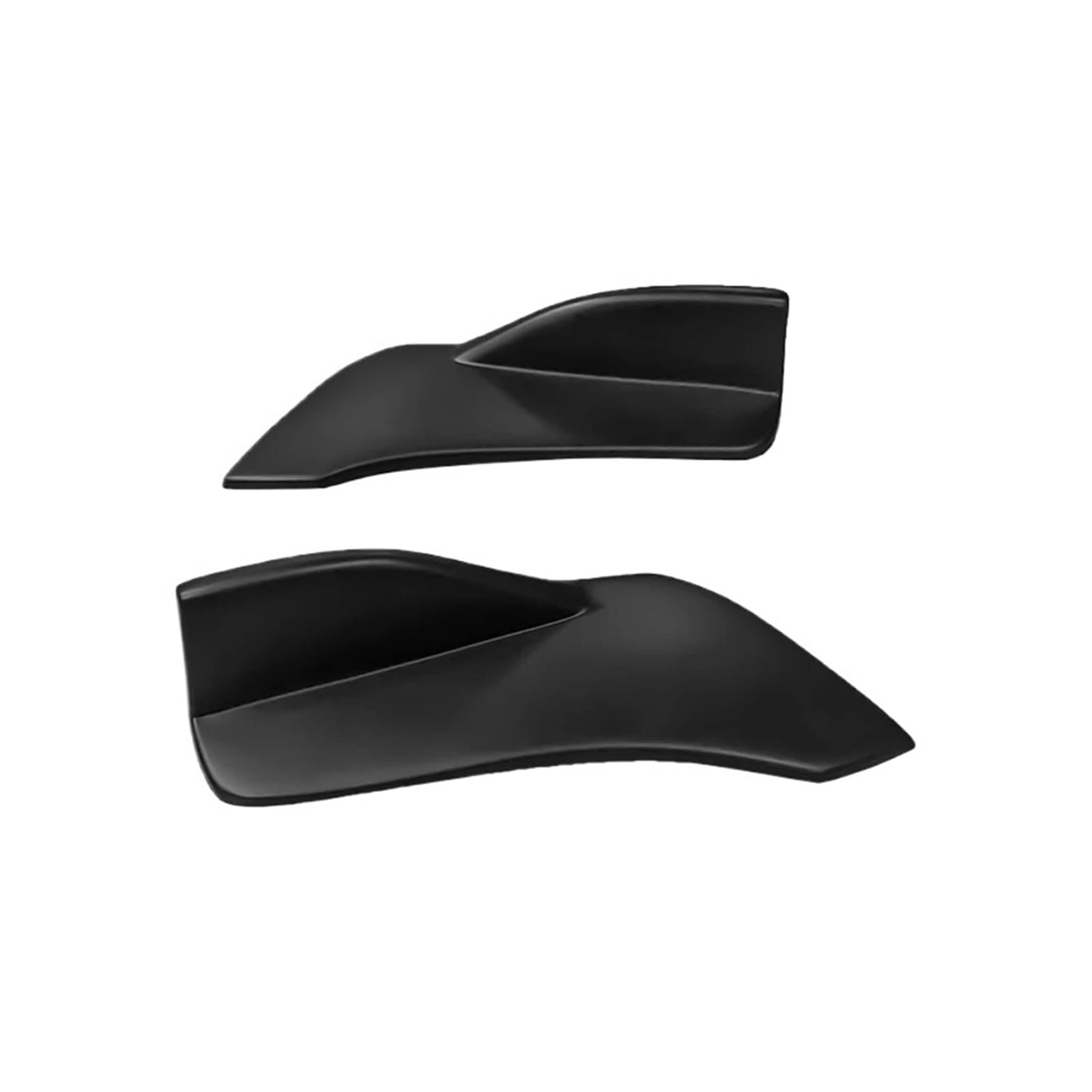 OZTSR Auto-Heckstoßstangen-Splitter, Schürzen, Kofferraum-Lippenspoiler, Canard-Flügel-Diffusor, Wickelwinkelschutz, kompatibel for Porsche 981 718 2016 2017 2018 2019 2020 2021 2022(Matte black) von OZTSR