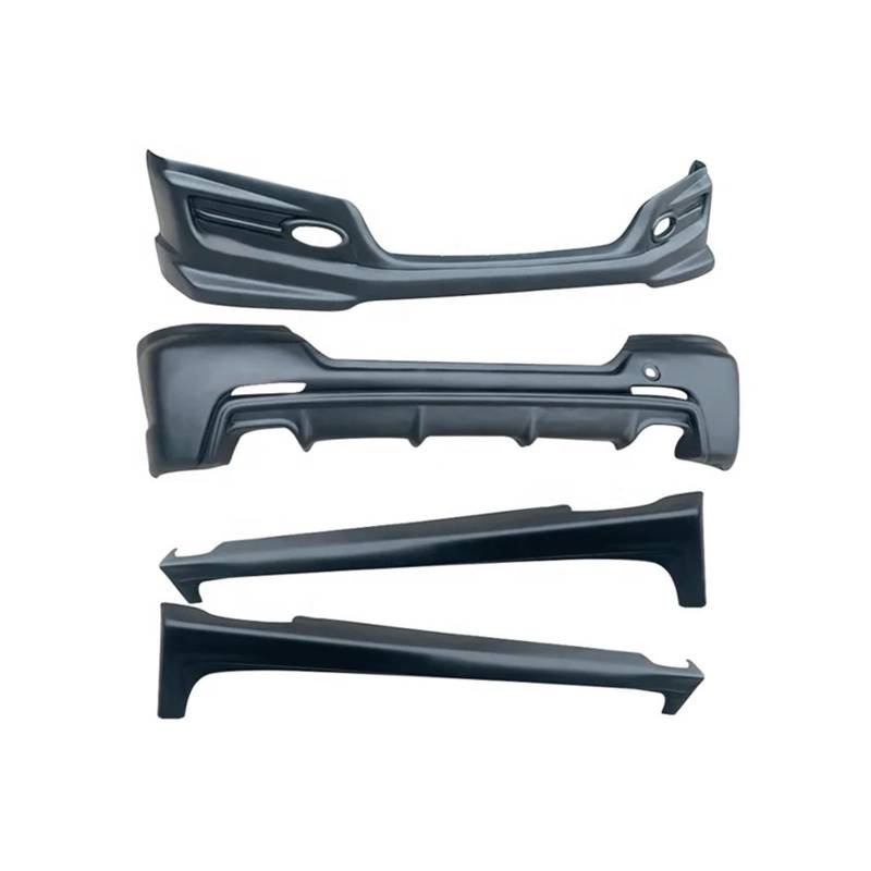 OZTSR Auto-Karosserie-Kits, vordere Stoßstangenlippe, hintere Lippe, Seitenschweller, kompatibel for Honda Fit 2011 2012 2013, Auto-Außenzubehörteile, Abdecksysteme von OZTSR