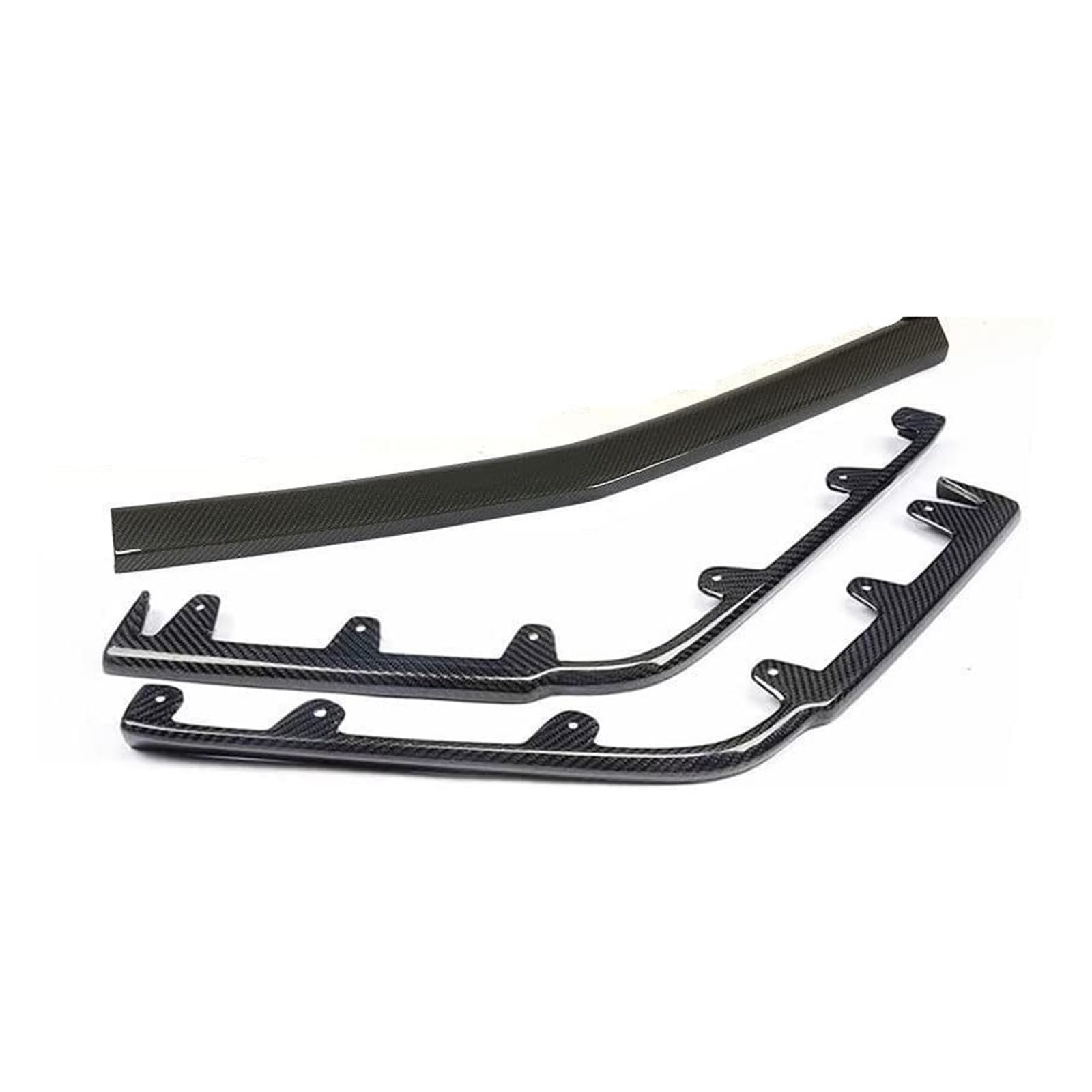 OZTSR Carbon Fiber Front Bumper Lip Splitter Kompatibel for Cadillac CTS-V Coupe Limousine 2009 2010 2011 2012 2013 2014 2015 von OZTSR