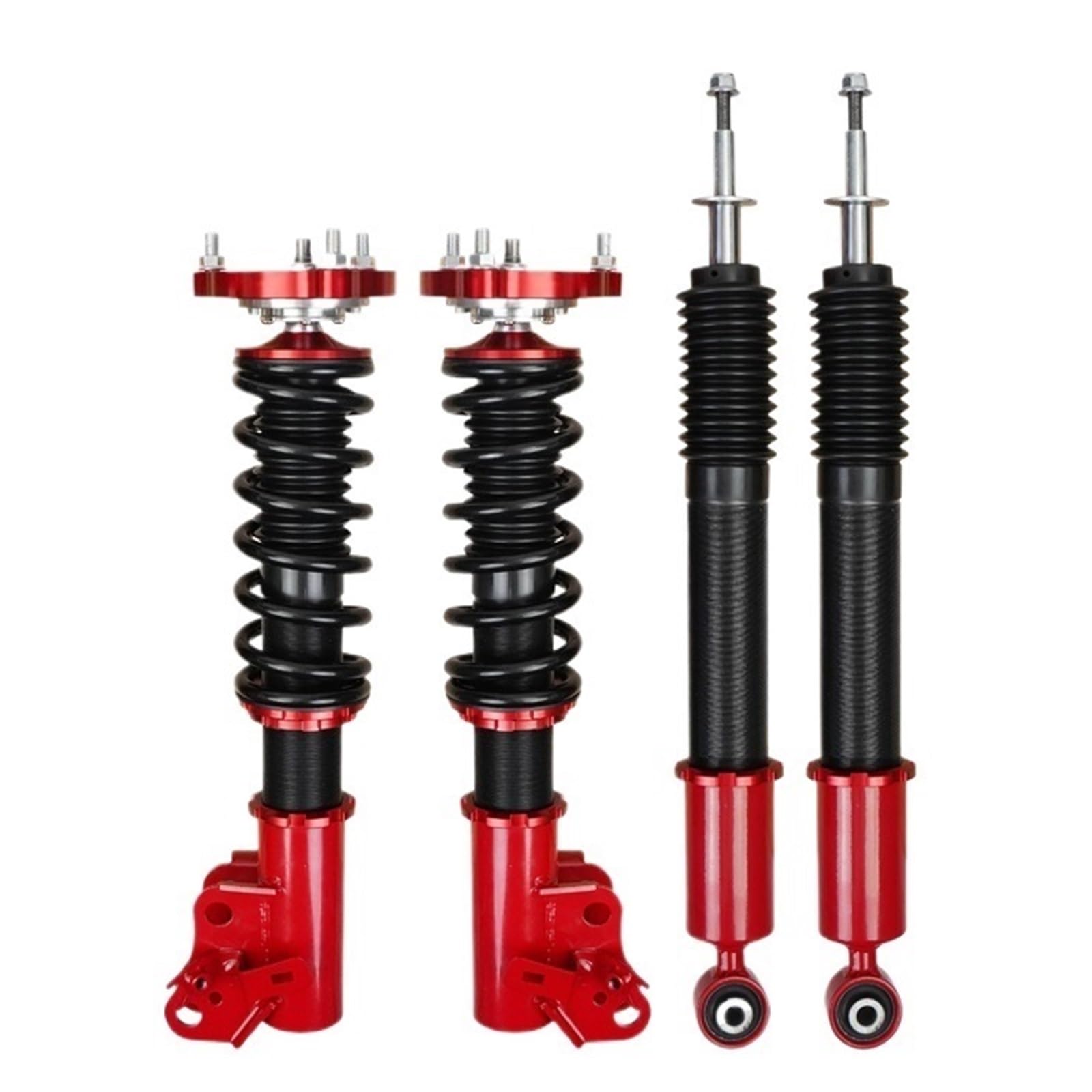 OZTSR Einstellbare Gewindefahrwerke, Federbeine, Stoßdämpfer-Sets, kompatibel mit Honda Civic EGR-1011 2006 2007 2008 2009 2010 2011(RED) von OZTSR