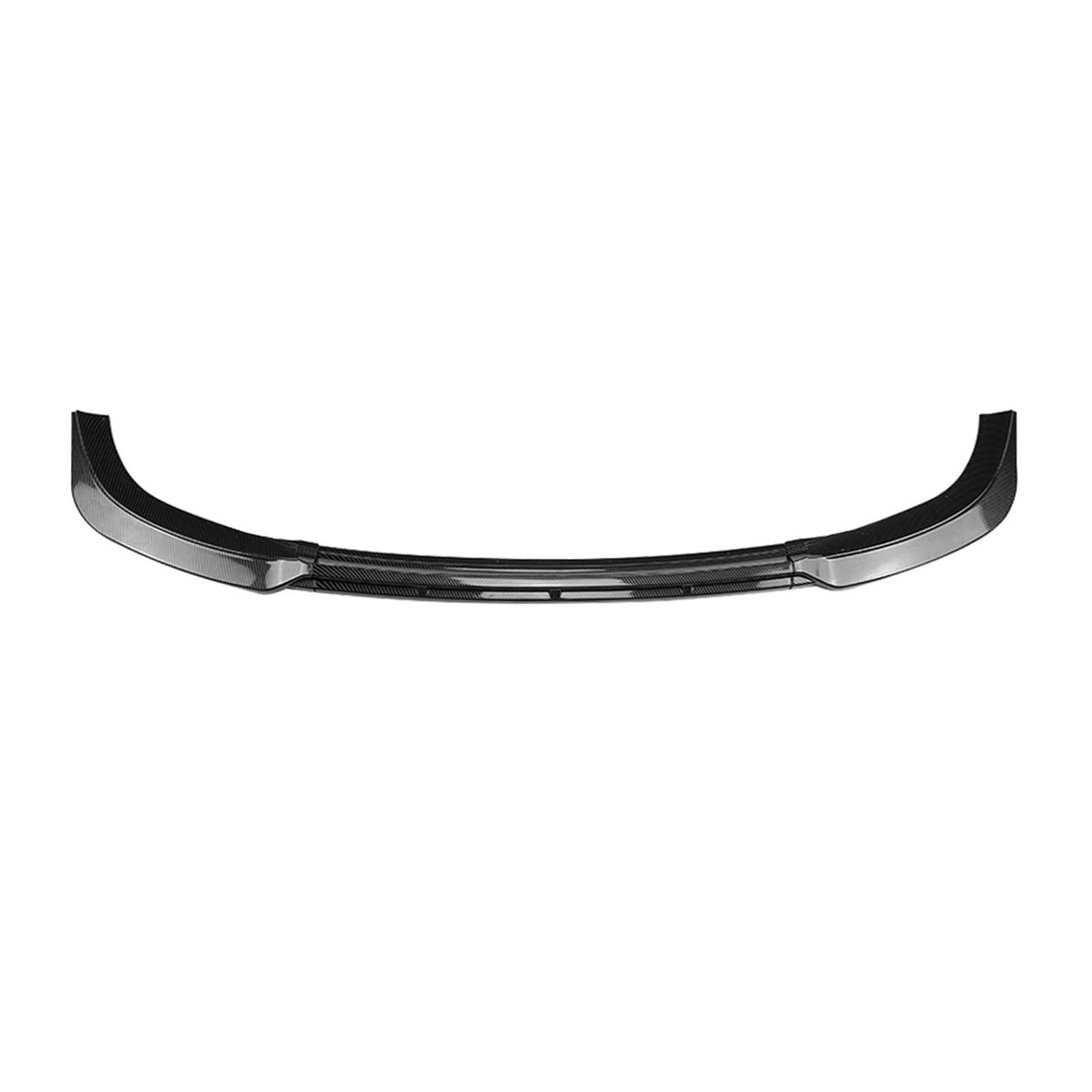 OZTSR Frontstoßstangen-Spoilerlippe, kompatibel for BMW 1er F40 2020 2021 2022 2023, Standardmodell, Kohlefaser-Look/Glanzschwarz-Splitter-Lippen-Kit(CF look) von OZTSR