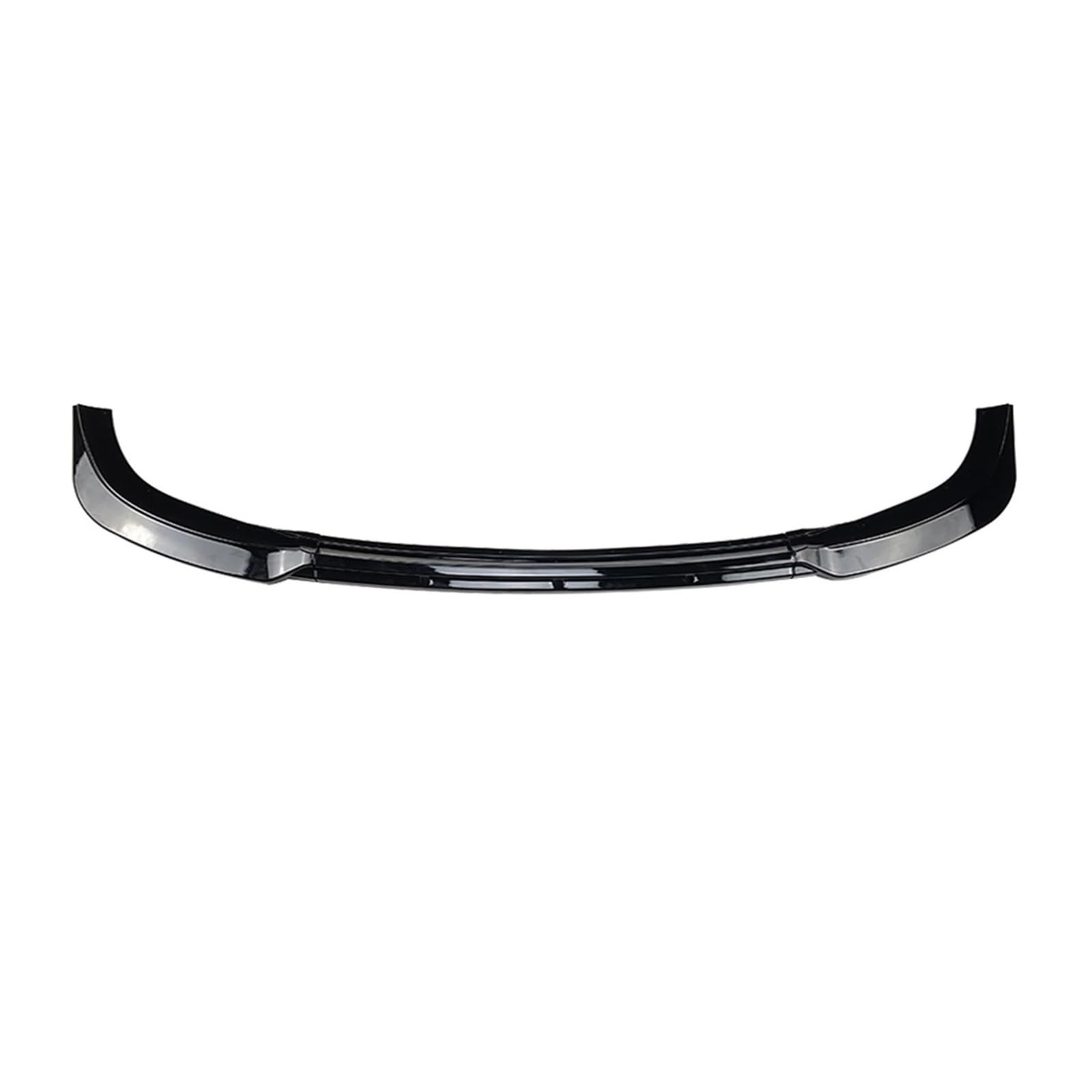 OZTSR Frontstoßstangen-Spoilerlippe, kompatibel for BMW 1er F40 2020 2021 2022 2023, Standardmodell, Kohlefaser-Look/Glanzschwarz-Splitter-Lippen-Kit(Glossy black1) von OZTSR