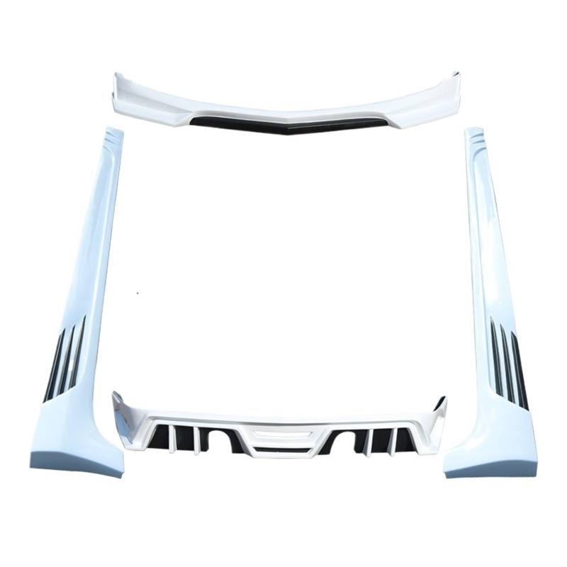 OZTSR Geeignet for Cadillac Atsl, überarbeitete Ats-Größe, Surround vorne und hinten, Seitenschweller, großer Spoiler(Two Piece Paint Set) von OZTSR