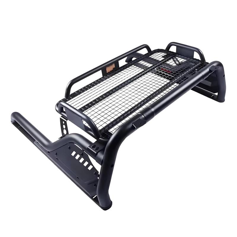 OZTSR Hochleistungs-Kopfschmerz-Rack for Pickup-Trucks Universal 4x4 Rollbar mit Gepäckkorb, die for Nissan Navara D40 NP300, Ranger, Tundra-Truck-Bett und Werkzeuglagerstraßenzubehör kompatibel sind von OZTSR