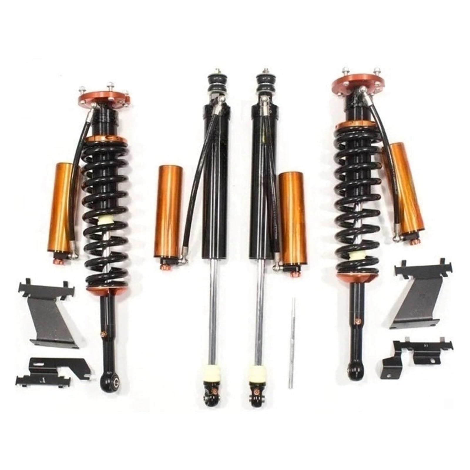 OZTSR Kompatibel for Toyota Tundra Stoßdämpfer 4x4 Auto-Gewindefahrwerkssysteme Offroad-Lift-Kit-Set von OZTSR