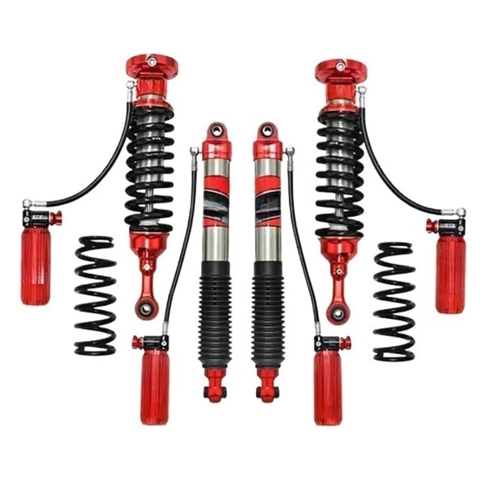 OZTSR Kompatibel for Triton L200 Off Road Suspension Air Mono Shock Autoteile Zubehör 4x4 Stoßdämpfer(RED) von OZTSR