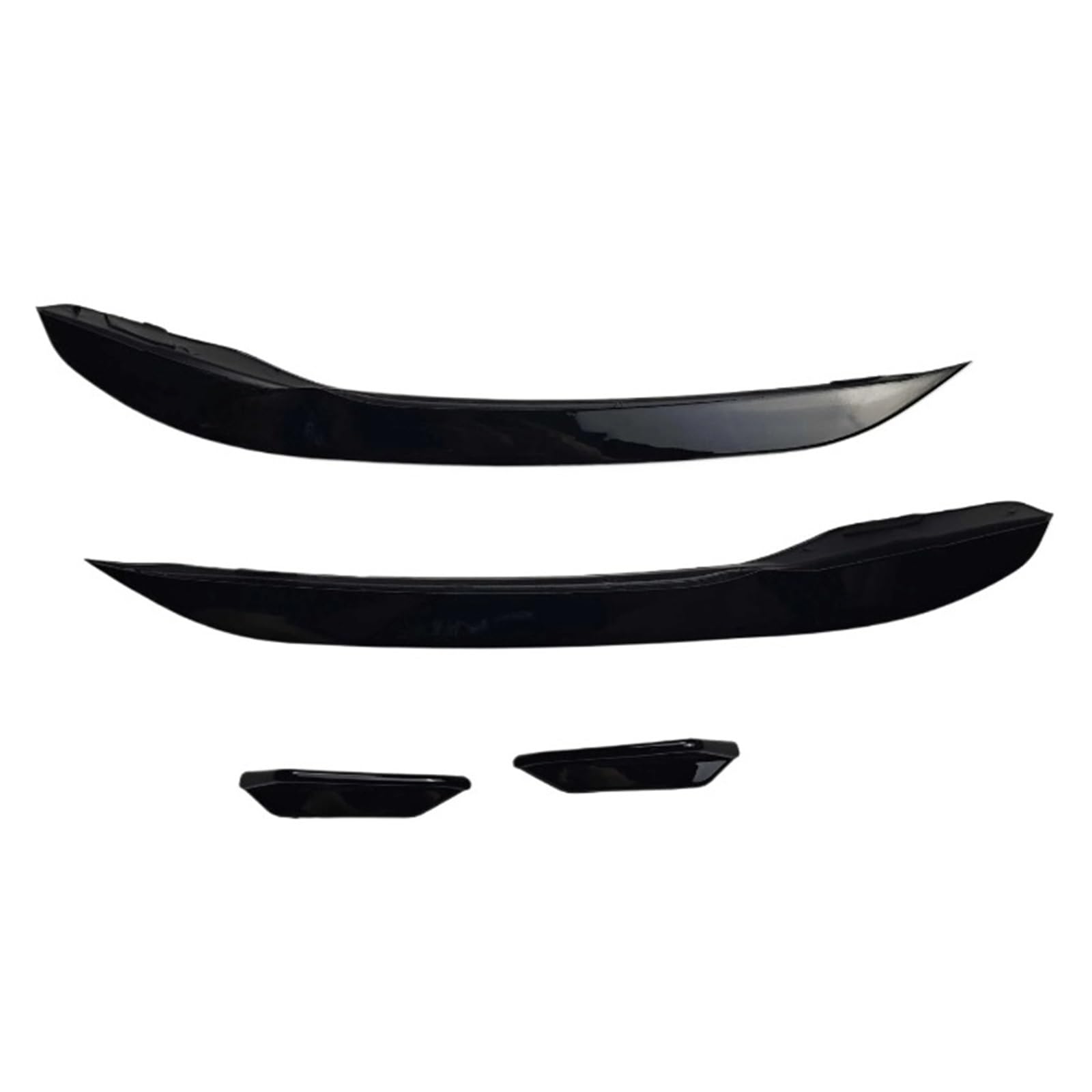 OZTSR Modifikation Lip Wind Blade Umgeben von der Frontstange Schwarz Kompatibel for Golf 7.5 GTI GTD R 2017 2018 2019 2020 Glanzschwarz(7.5 GTI GTD) von OZTSR