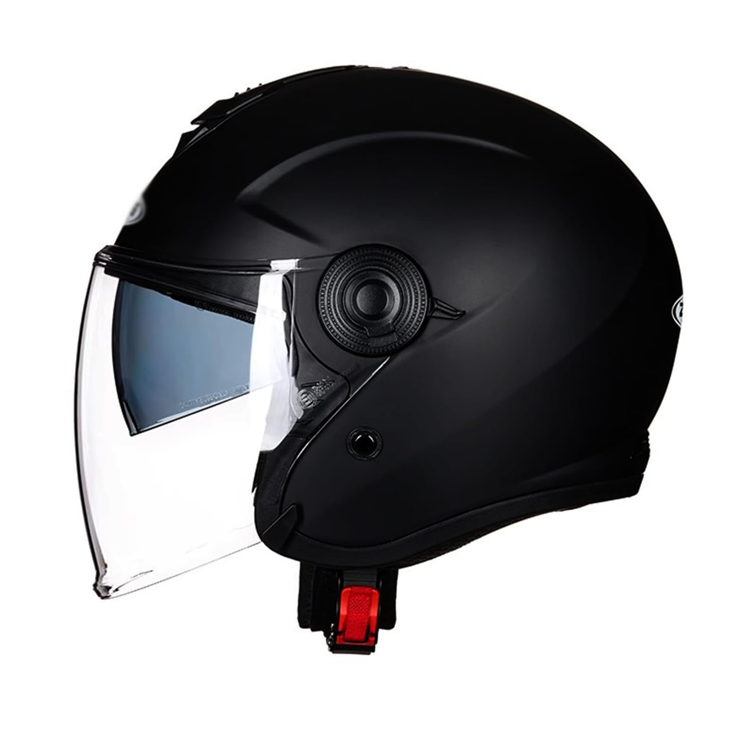 Herren Damen Motorrad Klapphelme Mit Visier, Open Face Motorrad Helme DOT/ECE-Zugelassen, Erwachsene Motorrad Integralhelme, Motorrad Halber Lokomotive Helme, Jethelme Für ATV UTV ,XL=(61-62cm),FF von OZXDKJ