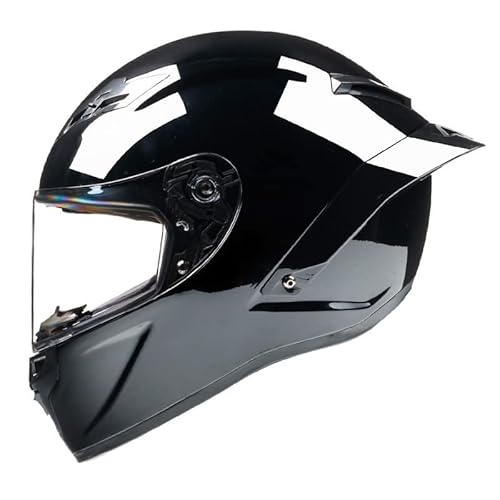 Mit Visier Flip Up Motorradhelm, Männer Frauen ECE/DOT Genehmigt Modularen Helm, Full Face Motorradhelm, Fmvss 218 Lokomotive Helm, Für Racing ATV UTV Cross Open Face Helm ,M=(57-58cm),AA von OZXDKJ