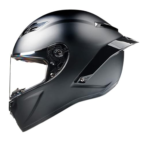 Mit Visier Flip Up Motorradhelm, Männer Frauen ECE/DOT Genehmigt Modularen Helm, Full Face Motorradhelm, Fmvss 218 Lokomotive Helm, Für Racing ATV UTV Cross Open Face Helm ,M=(57-58cm),BB von OZXDKJ