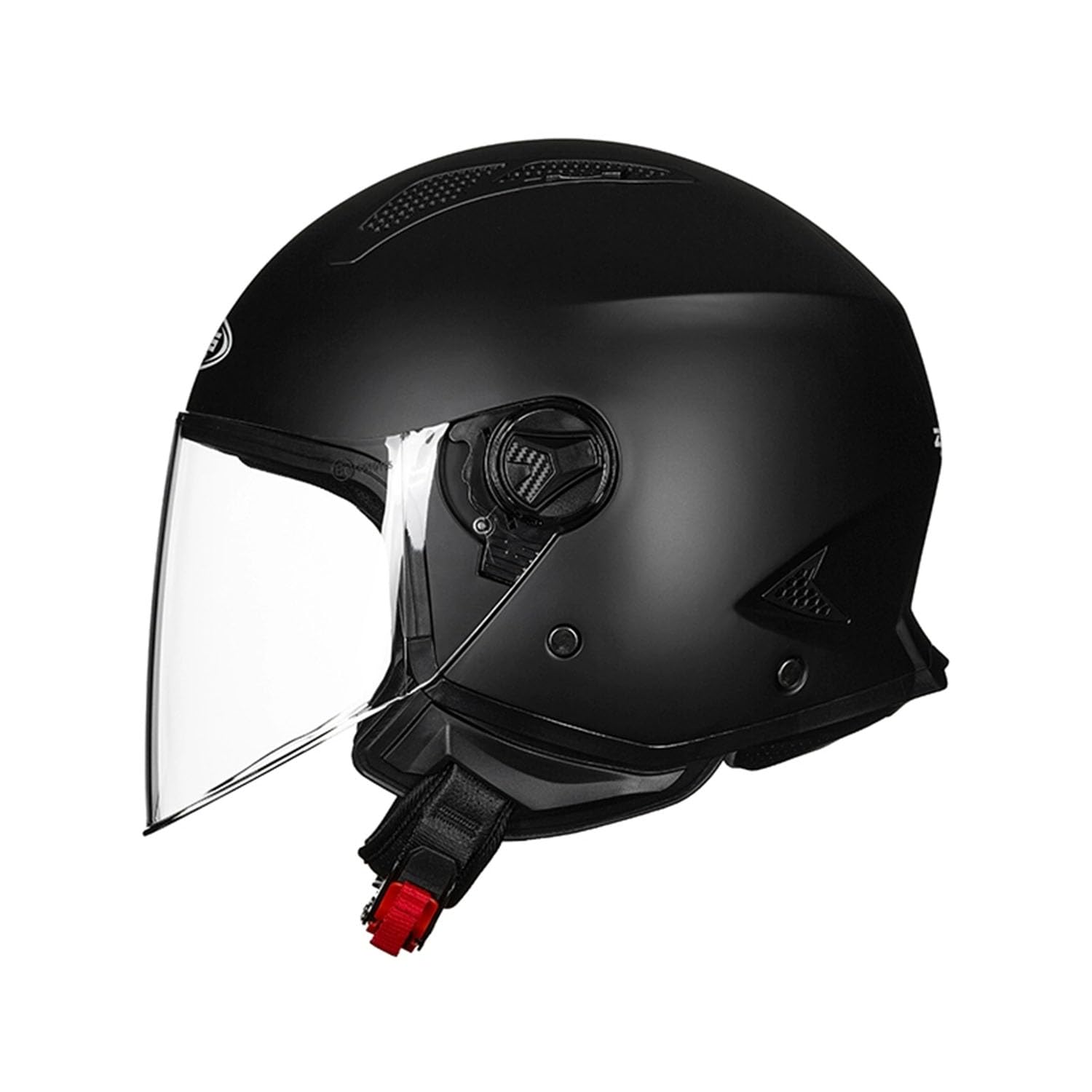 Motorrad Halbhelme, Motorrad Mit Visier Offener Helme, Herren Damen Motorrad DOT/ECE-Zugelassen Open Face Helme, Motorradhelm Jethelme, Motorrad Halbe Schale Helm Für Chopper Scooter ,2XL(61-62CM),CC von OZXDKJ