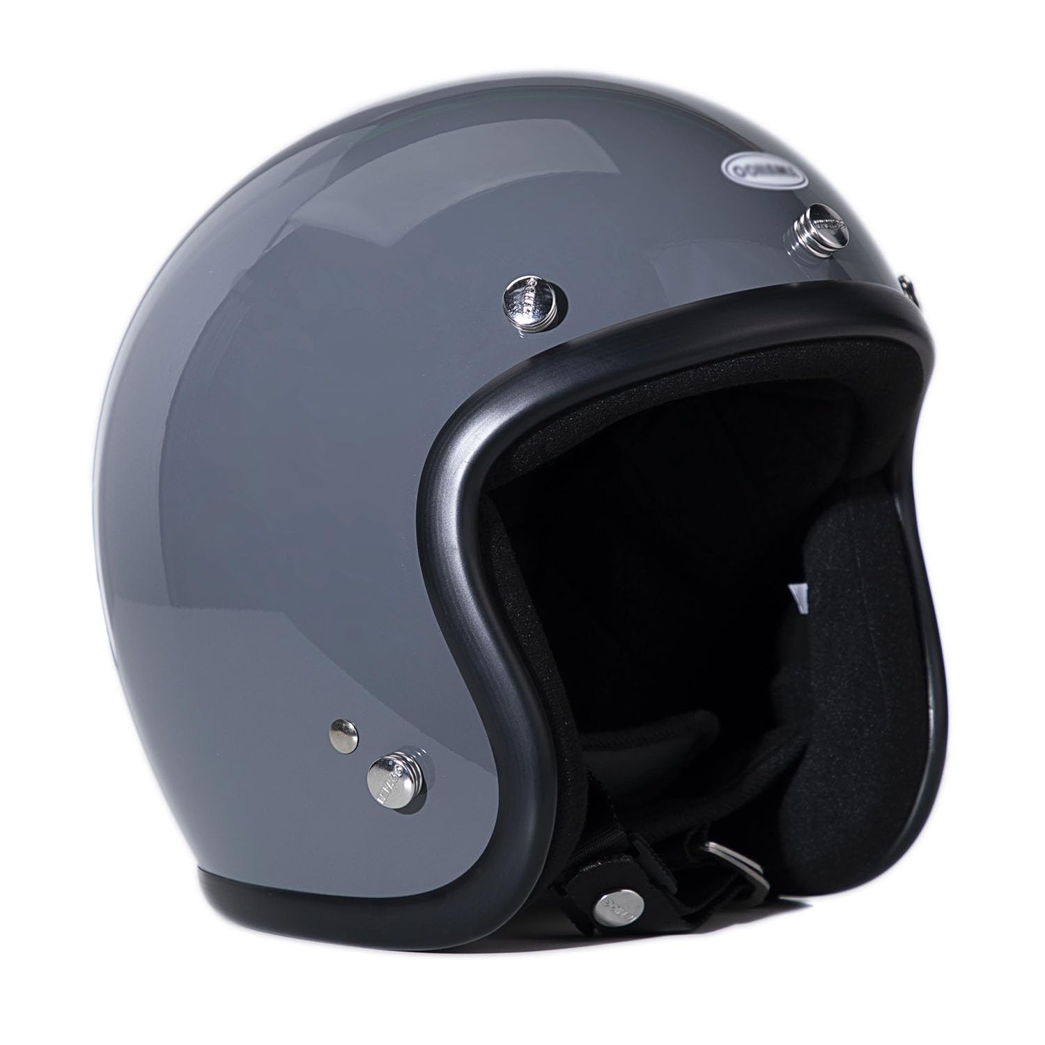 Motorrad Open Face Helme Herren Damen, Motorrad Halbhelme, Motorrad Mit Visier Offener Helme, DOT/ECE-Zugelassen Motorradhelm Jethelme, Motorrad Halbe Schale Helm Für Chopper Scooter ,XL(59-60) cm,EE von OZXDKJ