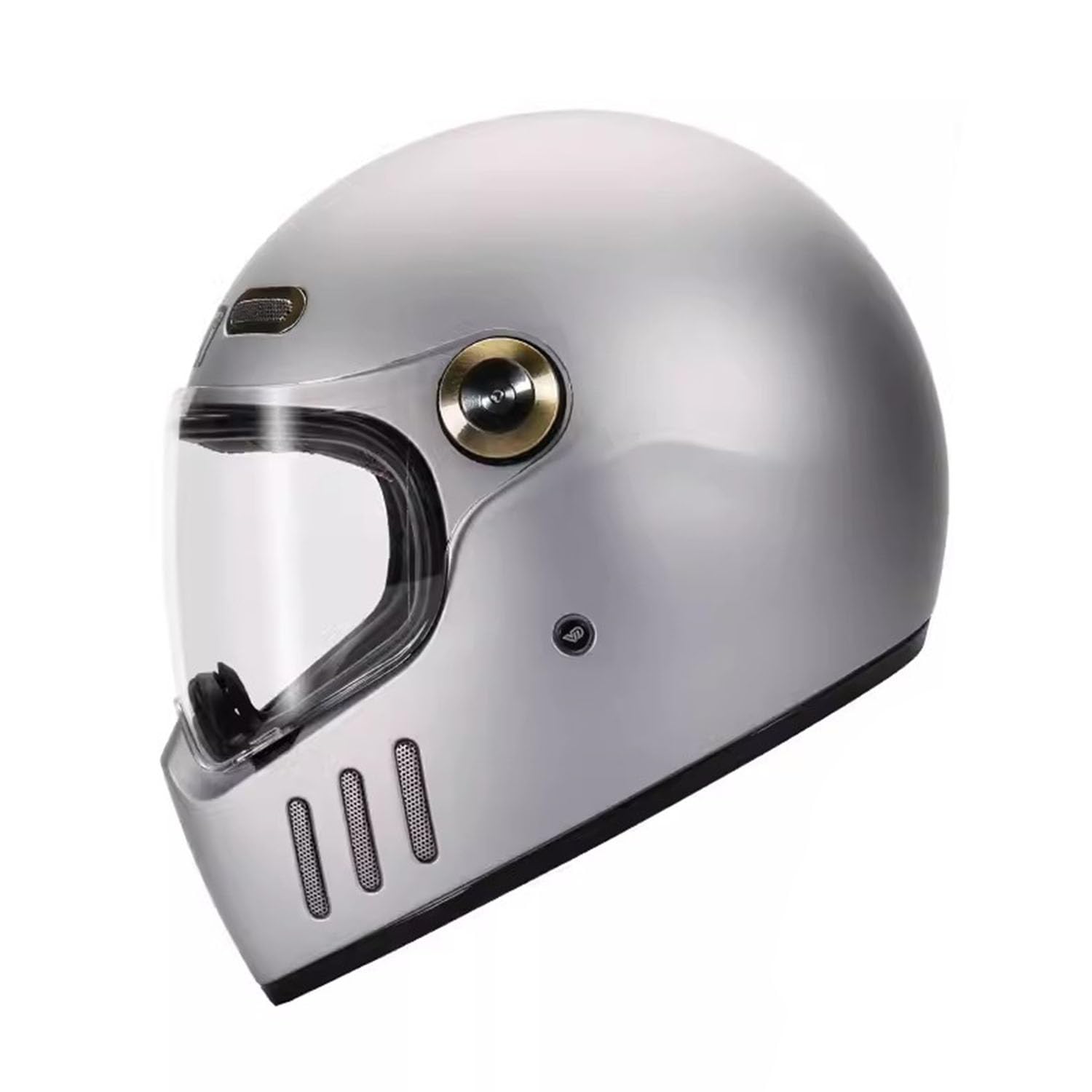 Motorradmodularhelm, Street Motorcycle Halb Gesichtshelm, FMVSS 218 Helm ECE/DOT Zugelassen, Mit Visor -Motocross -Helm, Männer Frauen Eröffnen Helm Für ATV UTV Cruiser Moped ,L=(59-60cm),EE von OZXDKJ