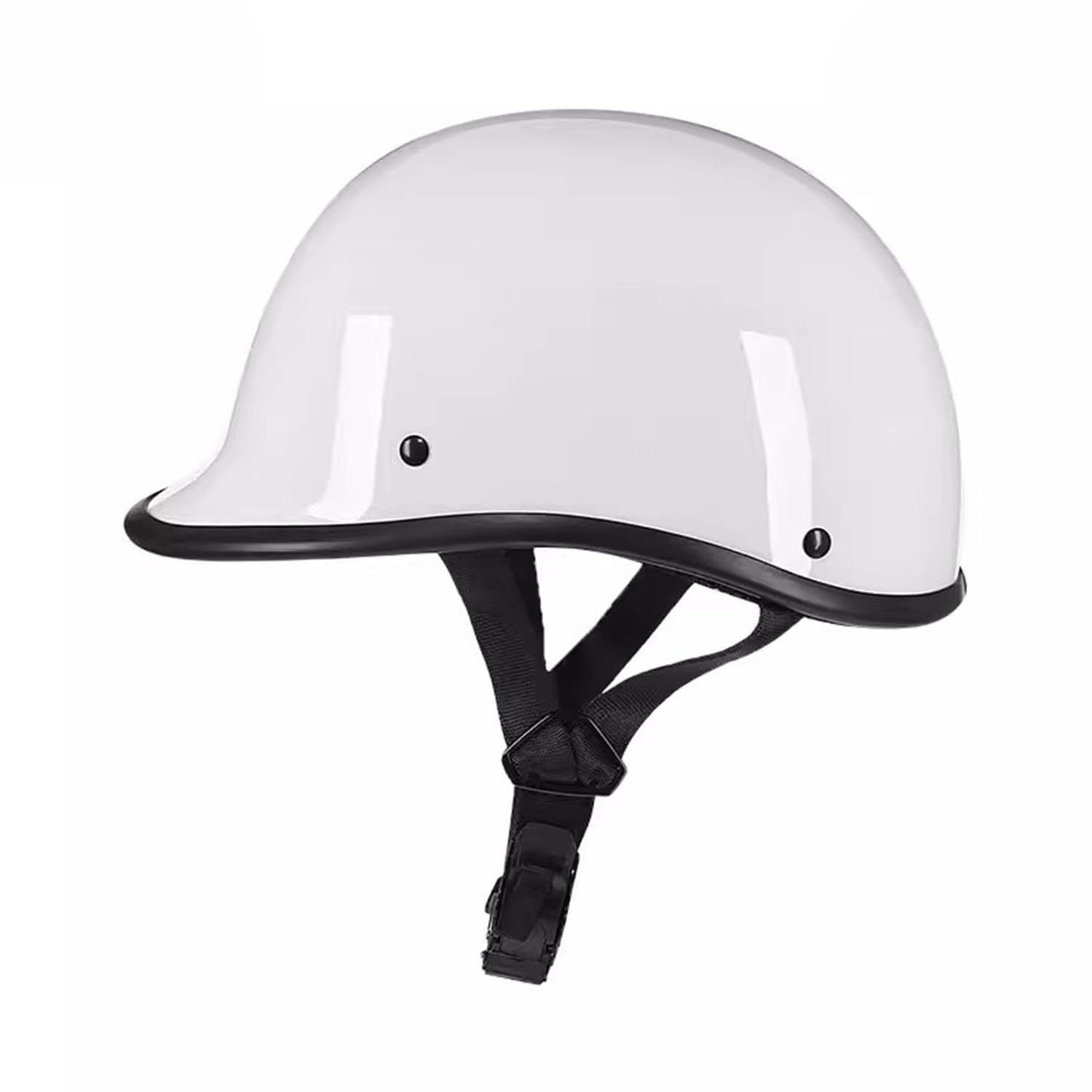 Retro Motorrad Offener Helm, Motorrad Halbhelme, Motorrad Helm DOT/ECE-Zulassung, Motorradhelm, Herren Damen Jethelme, Brain Cap Helm Für Chopper Scooter Moped ,M=(57-58cm),DD von OZXDKJ