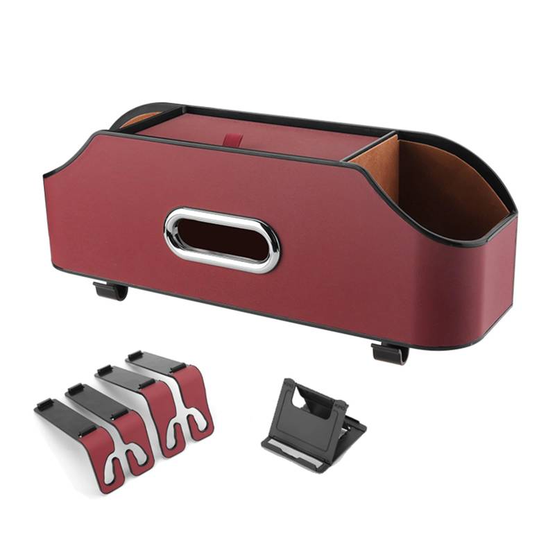 Auto Rücksitz Tablet Ständer Aufbewahrungsbox Taschentuchbox Wasserbecherhalter Kopfstütze Hängende Aufbewahrungsbox von Oadnijuie